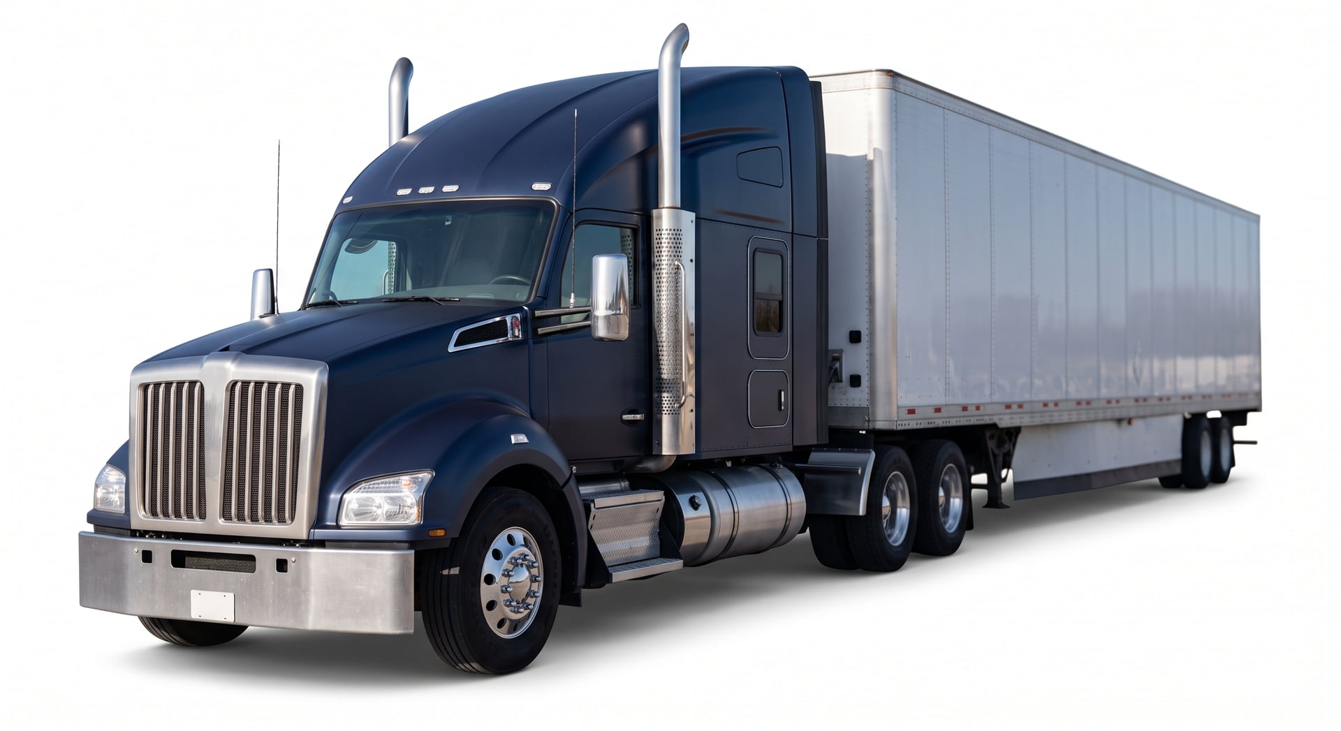 Semi-truck with trailer